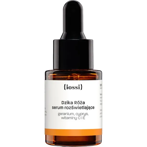 Iossi Serum rozświetlające Dzika Róża, Geranium, Cyprys, 10ml