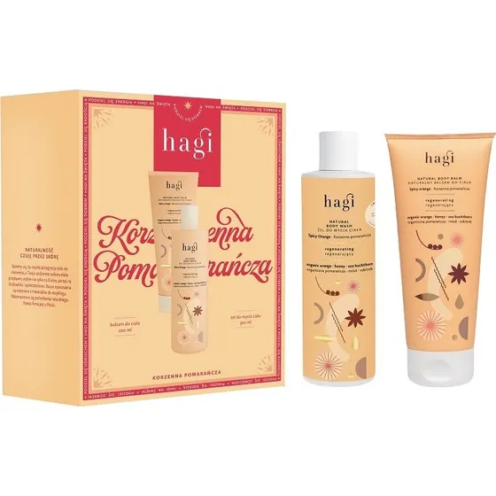 Hagi Korzenna Pomarańcza: Zestaw Balsam 200ml + Żel 300ml