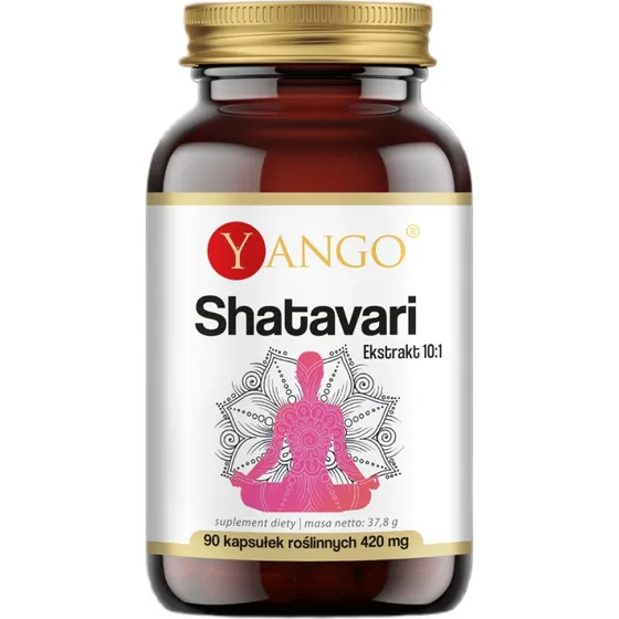 Yango Shatavari ekstrakt 10:1 90 kapsułek