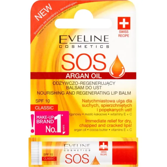 Eveline Cosmetics SOS odżywczo-regenerujący balsam do ust 4.5ml