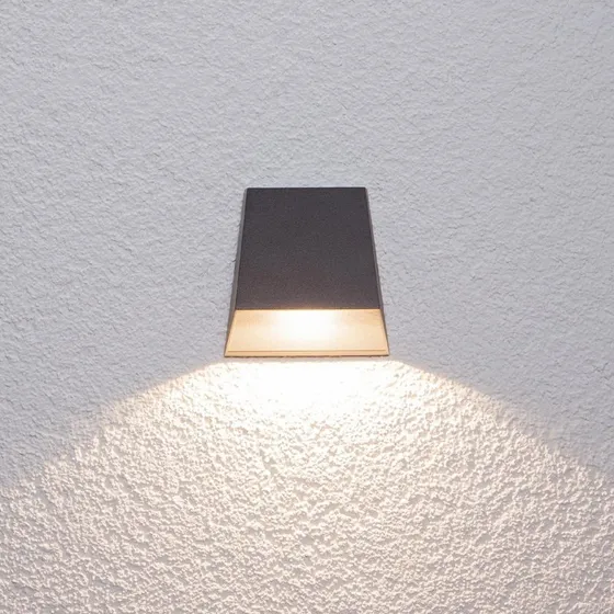 Lucande Hanno Kinkiet Zewnętrzny LED Antracyt IP54