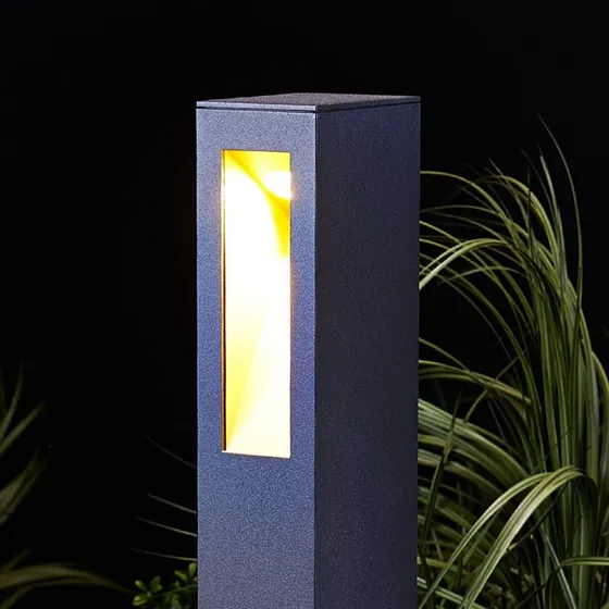 Jenke Słupek oświetleniowy LED 65 cm, antracyt, aluminium