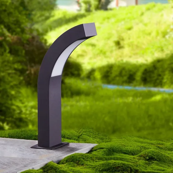 Lucande Lennik Zewnętrzna Lampa Ogrodowa H40 Grafitowa
