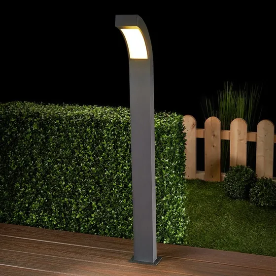 Lucande Lennik H100 Lampa Ogrodowa LED Antracyt 100 cm