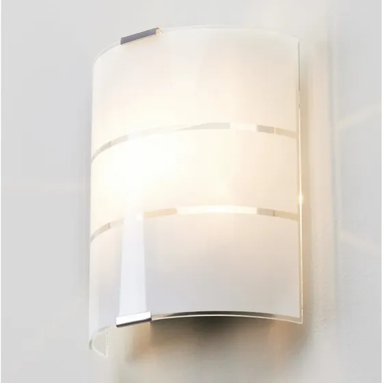 Lindby Vincenzo Lampa Ścienna White/Clear - Szklana