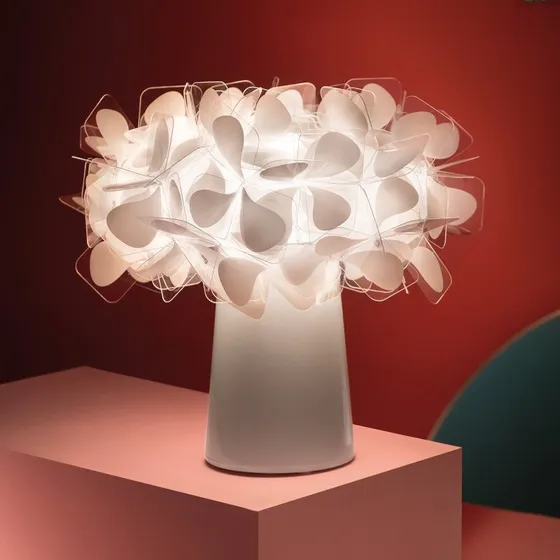 Slamp Clizia Lampa Stołowa LED Biała Mama Non Mama