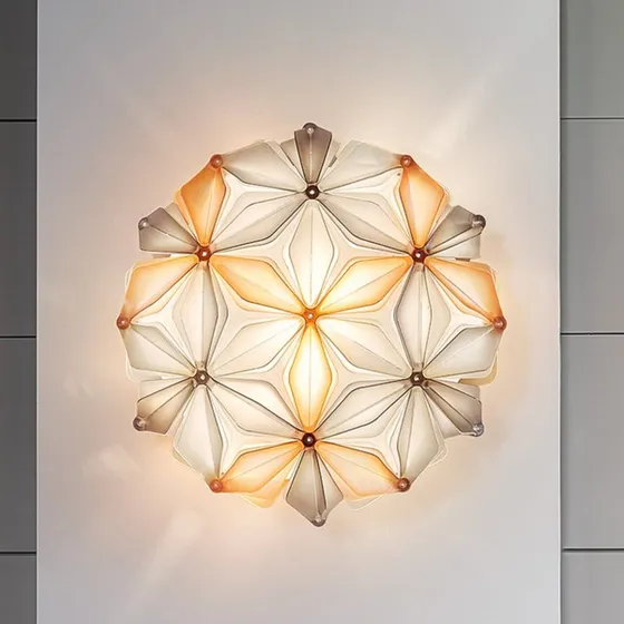 Slamp La Vie Mini lampa sufitowa bursztynowa 34cm