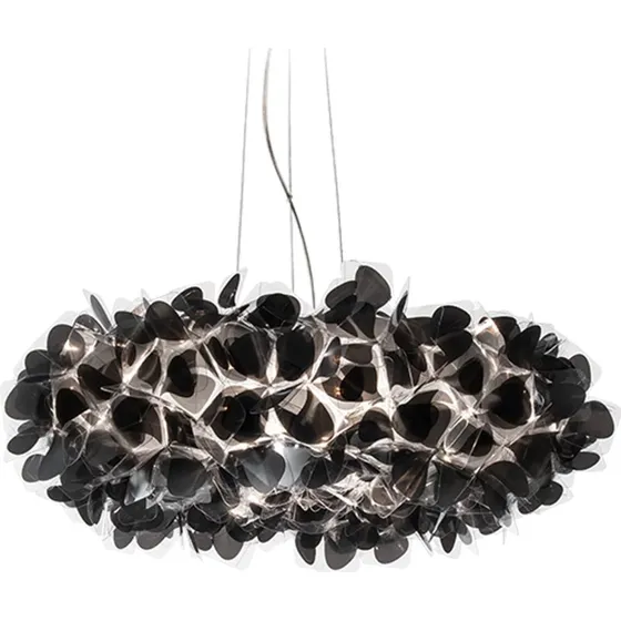Slamp Clizia Mama Non Mama Żyrandol Ø78 cm, czarna/przezroczysta