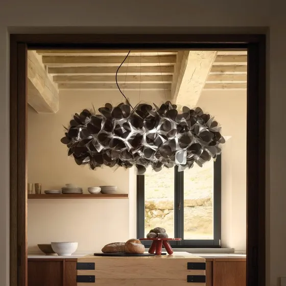 Slamp Clizia MAMA NON MAMA Żyrandol, Ø 78 cm, czarny