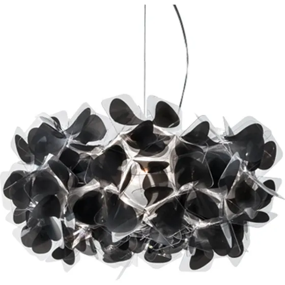 Slamp Clizia Mama Non Mama - Lampa wisząca Ø53cm, czarno-przezroczysta