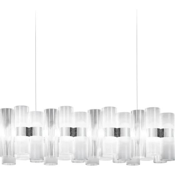 Slamp La Lollo Żyrandol LED, biały, 100 cm