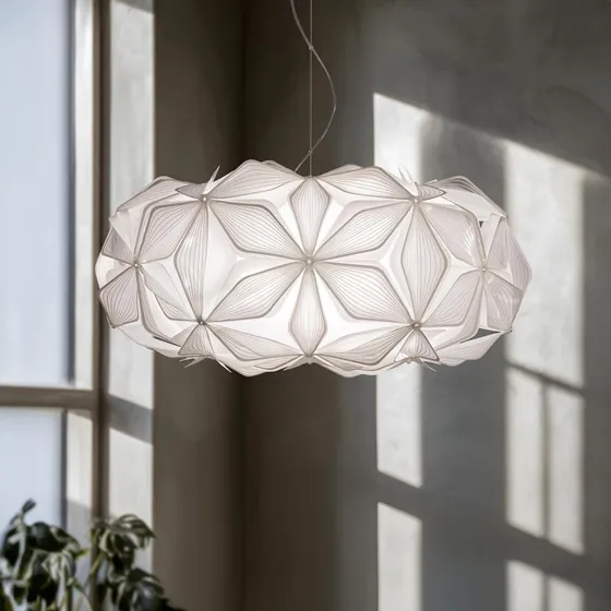 Lampa wisząca Slamp C'EST LA VIE, biała, Ø 53 cm