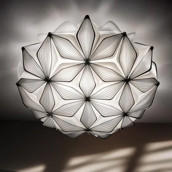 Slamp C'EST LA VIE Lampa sufitowa czarna, Ø 47 cm, 2-punktowa