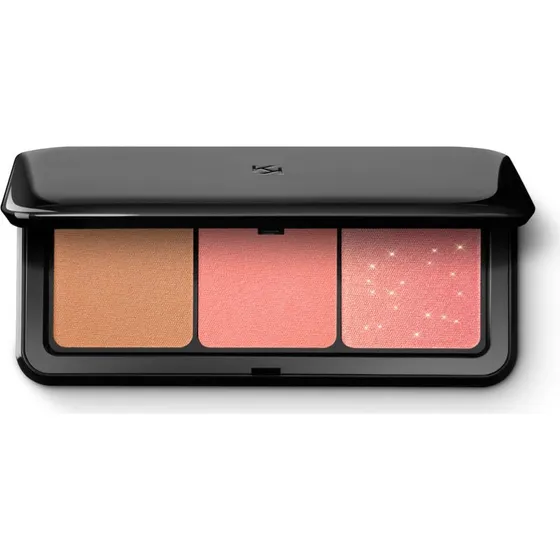 KIKO Milano Multi Finish Trio Blush & Bronzer Palette 01 Coral