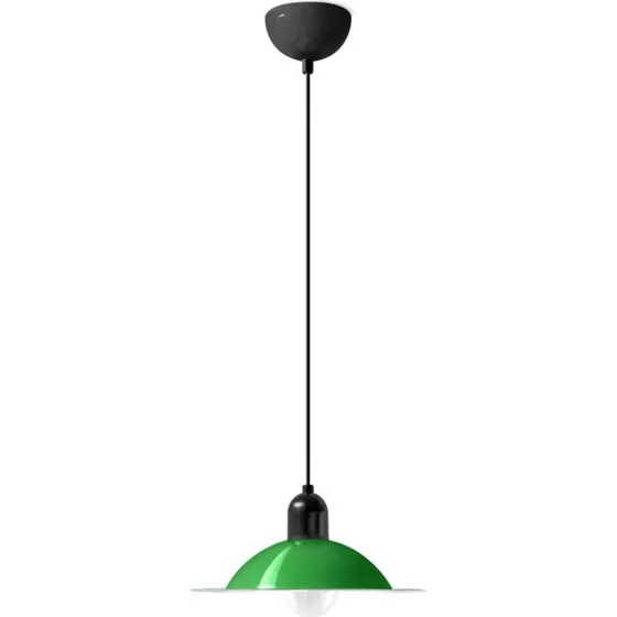 Stilnovo Lampiatta LED Żyrandol, Ø 28 cm, zielony