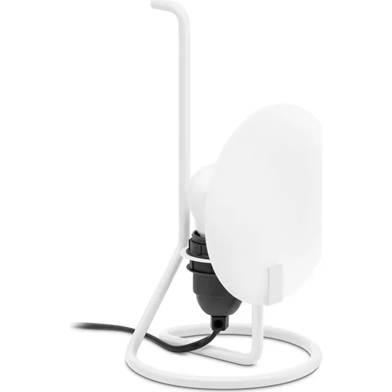 Lampa stołowa LED Stilnovo Bugia, biała