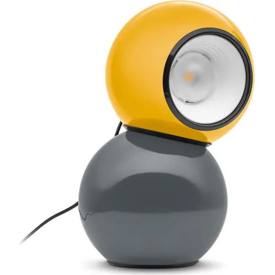 Lampa stołowa LED Stilnovo Gravitino, żółta, 24,9 cm