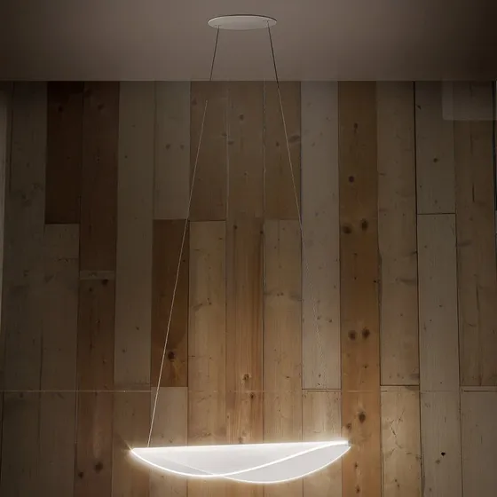 Stilnovo Żyrandol LED Diphy 76 cm, DALI, biały
