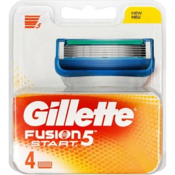 Gillette Fusion5 Start Wkady Wymienne 4 szt. dla Mczyzn