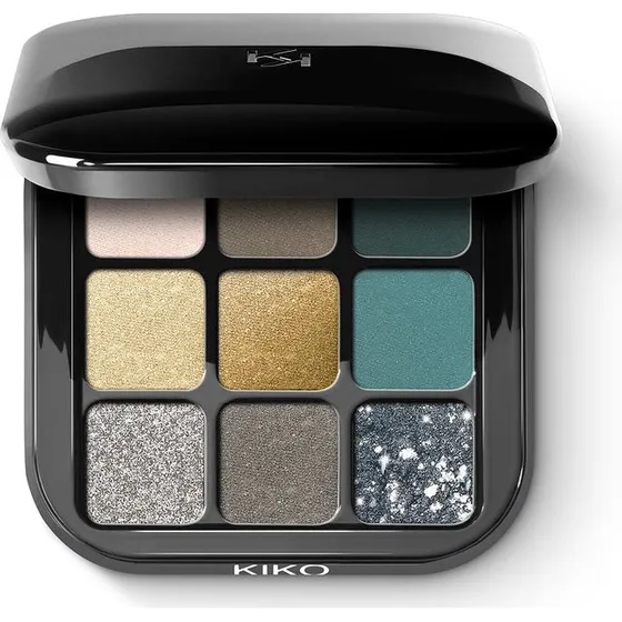 KIKO Milano Glamour Multi Finish Eyeshadow Palette 06 Green Vibes