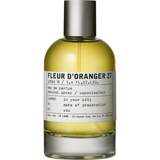 Le Labo Fleur d'Oranger 27 Eau de Parfum 100 ml