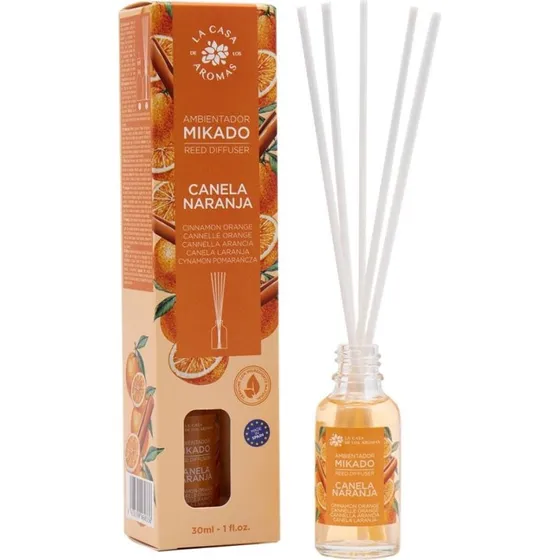 La Casa de los Aromas Mikado patyczki zapachowe Cynamon & Pomarańcza 30ml