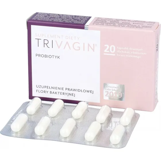 Trivagin 20 kapsuek  probiotyk dla kobiet