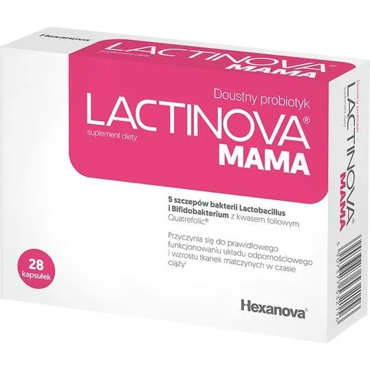 Lactinova Mama 28 kapsuek  probiotyk dla kobiet