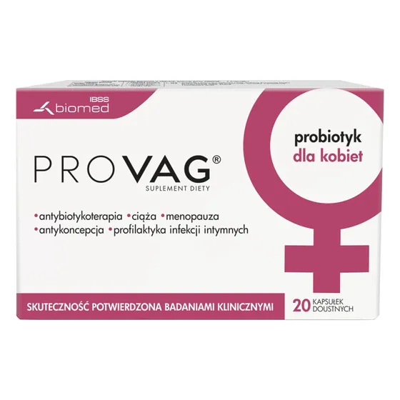 Provag, 20 kapsuek  probiotyk ginekologiczny