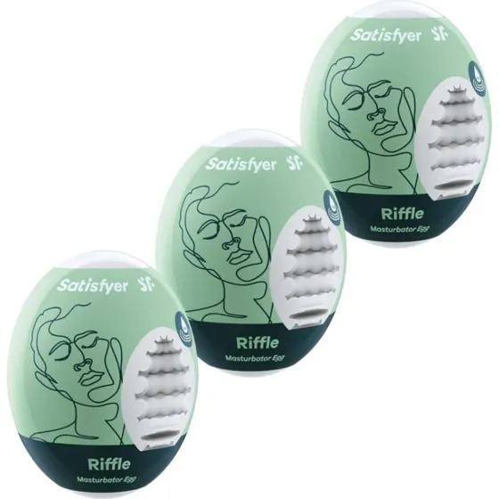 Satisfyer Masturbator Eggs Riffle - zestaw jajek do masturbacji