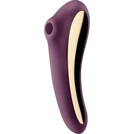 Satisfyer Dual Kiss stymulator łechtaczki i punktu G Wine Red