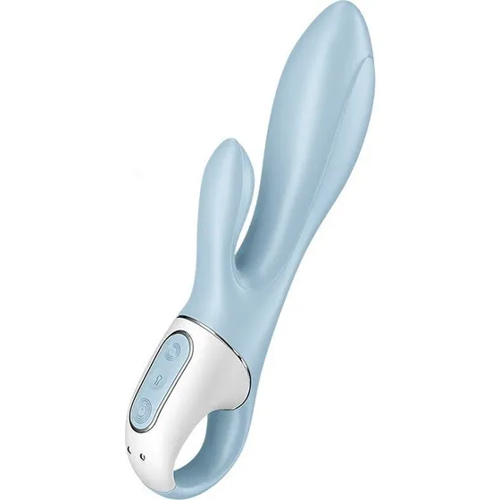 Satisfyer Air Pump Bunny 1 wibrator typu bunny Blue