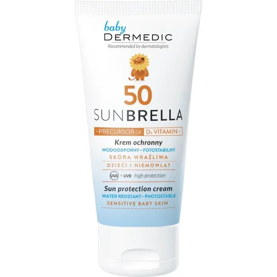 Dermedic Sunbrella Baby SPF 50, krem ochronny do twarzy, 50 ml