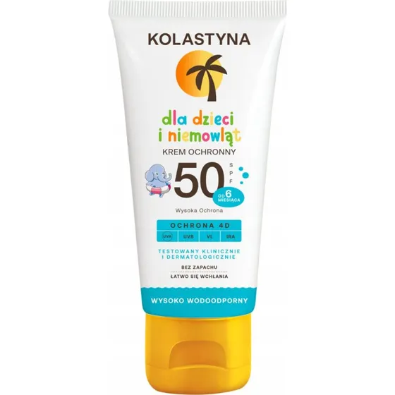 KOLASTYNA Krem ochronny dla dzieci SPF 50, 75 ml