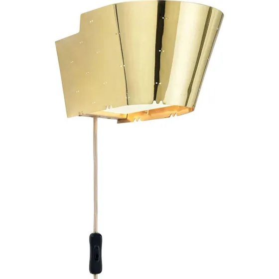 GUBI 9464 Lampa ścienna - mosiądz błyszczący