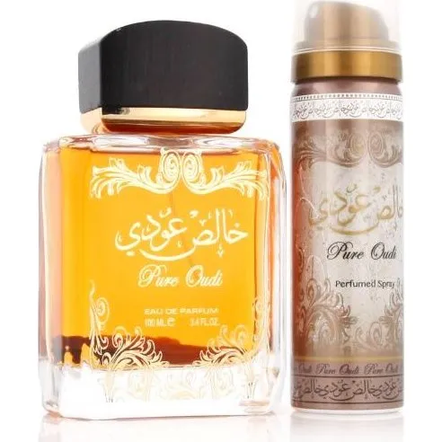 Lattafa Pure Oudi Set - Zestaw Perfum i Dezodorant 100 ml + 50 ml