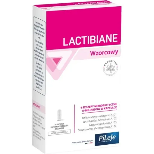 PiLeJe Lactibiane Wzorcowy 30 kapsuek  probiotyk 10 mld