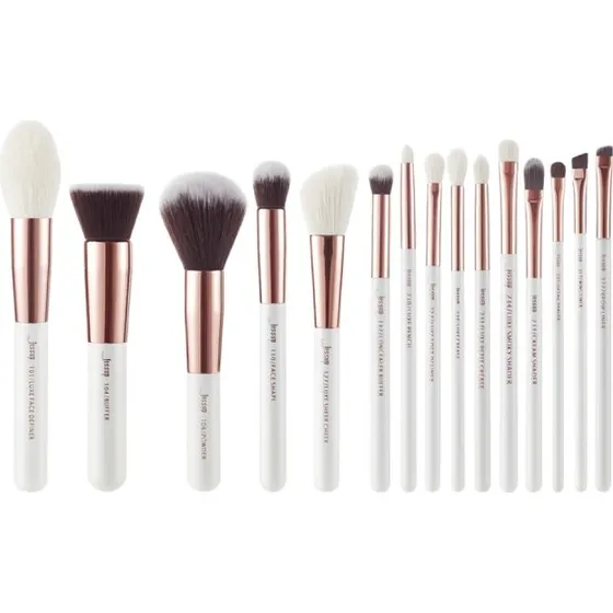 Jessup White/Rose Gold Mix Zestaw 15 pędzli do makijażu