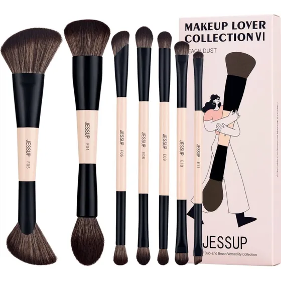 Jessup Duo-End Brush Versatility Collection - Zestaw 7 dwustronnych pędzli