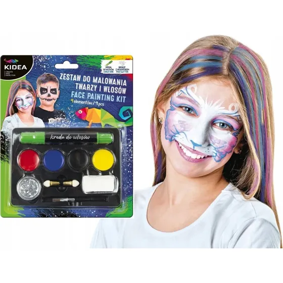 Kidea Derform Zestaw do malowania twarzy i wosw