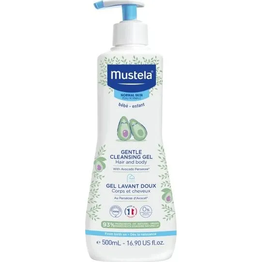 Mustela Gentle Cleansing Gel żel do mycia ciała i włosów 500ml