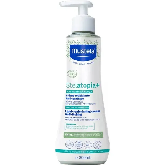 Mustela Stelatopia+ Krem uzupełniający lipidy 300 ml
