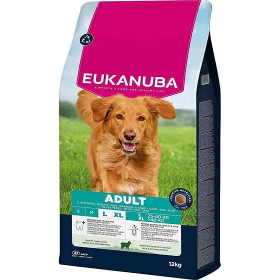 Eukanuba Karma dla psów dorosłych dużych ras jagnięcina i ryż 12 kg