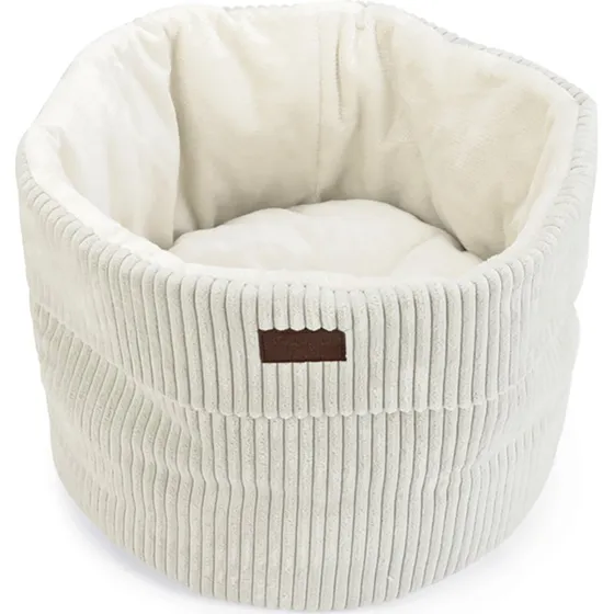 Designed by Lotte Koszyk dla kota Ribbed jasnoszary, Ø 50 cm
