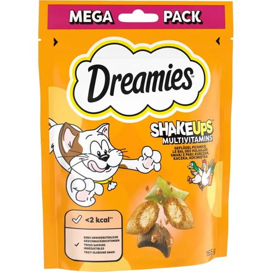 Dreamies Shakeups Multivitamins Piknik drobiowy 165 g