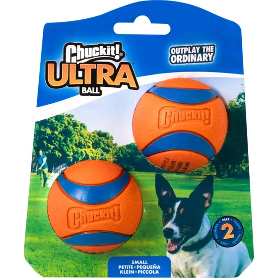Chuckit! Ultra Ball S - zestaw 2 sztuk, śr. 5,1-6,5 cm
