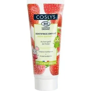 Coslys Junior BIO Truskawkowa Pasta Do Zbw Bez Fluoru 50ml