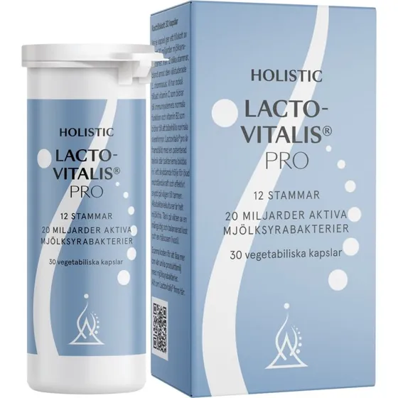 Holistic Lactovitalis Pro probiotyk 12 szczepw, 30 kaps.