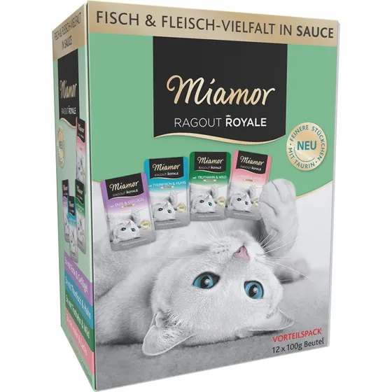 Miamor Ragout Royale Karma dla kotów w sosie, 12 x 100 g