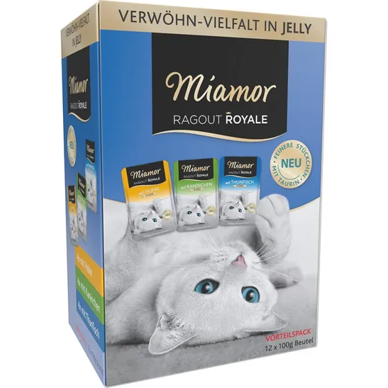 Miamor Ragout Royale Karma dla kota: Królik, kurczak, tuńczyk, 12 x 100 g